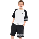 Boys 100% Cotton T Shirt Top & Shorts Set