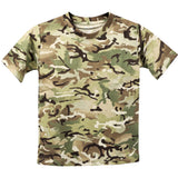 Mens 100% Cotton Camouflage Printed T Shirt